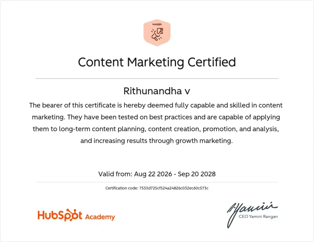 Rithunandha best digital marketer in edinburgh